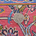 Kashan Medallion Hand Knotted Wool Rug