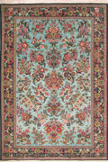 Kum Floral Hand Knotted Wool Rug