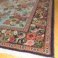 Kum Floral Hand Knotted Wool Rug
