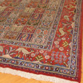 Moud Square Pattern Hand Knotted Wool Rug