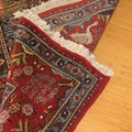 Moud Square Pattern Hand Knotted Wool Rug