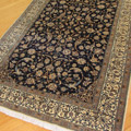 Nain Oriental Hand Knotted Wool & Silk Rug