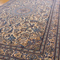 Nain Tabas Medallion Hand Knotted Wool & Silk Rug