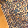 Nain Tabas Medallion Hand Knotted Wool & Silk Rug