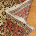 Tabriz Medallion Hand Knotted Wool & Silk Rug
