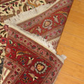Tabriz Pictorial Hand Knotted Wool & Silk Rug