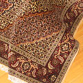 Tabriz Medallion Hand Knotted Wool & Silk Rug