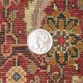Tabriz Medallion Hand Knotted Wool & Silk Rug