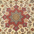 Tabriz Medallion Hand Knotted Wool & Silk Rug