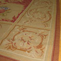 Tibetan Floral Tapestry Hand Knotted Wool Rug