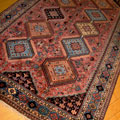 Yalameh Geometric Hand Knotted Wool Rug