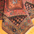 Yalameh Geometric Hand Knotted Wool Rug