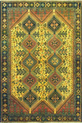Yalameh Geometric Hand Knotted Wool Rug
