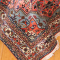 Ardebil Medallion Hand Knotted Wool & Silk Rug