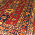 Gazni Geometric Hand Knotted Wool Rug