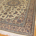 Habibian Medallion Hand Knotted Wool & Silk Rug
