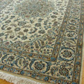 Habibian Medallion Hand Knotted Wool & Silk Rug