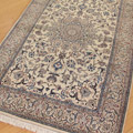 Habibian Medallion Hand Knotted Wool & Silk Rug