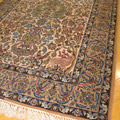 Isfahan Prayer Hand Knotted Wool & Silk Rug
