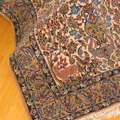 Isfahan Prayer Hand Knotted Wool & Silk Rug