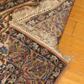 Isfahan Prayer Hand Knotted Wool & Silk Rug