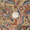 Isfahan Prayer Hand Knotted Wool & Silk Rug