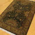 Jaipur Medallion Hand Knotted Wool Rug