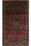 Kashmar Medallion Hand Knotted Wool Rug