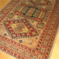 Kazak Geometric Hand Knotted Wool Rug
