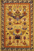 Kazak Geometric Hand Knotted Wool Rug
