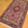 Kerman Floral Medallion Hand Knotted Wool Rug