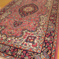 Kerman Floral Medallion Hand Knotted Wool Rug