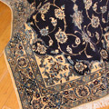 Nain Medallion Hand Knotted Wool & Silk Rug