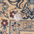 Nain Medallion Hand Knotted Wool & Silk Rug