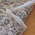 Nain Tabas Medallion Hand Knotted Wool & Silk Rug