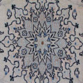 Nain Tabas Medallion Hand Knotted Wool & Silk Rug