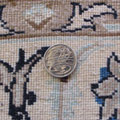 Nain Tabas Medallion Hand Knotted Wool & Silk Rug