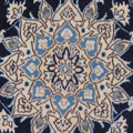 Nain Tabas Medallion Hand Knotted Wool & Silk Rug