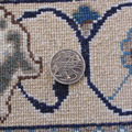 Nain Tabas Medallion Hand Knotted Wool & Silk Rug