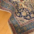 Tabriz Medallion Hand Knotted Wool Rug
