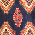 Turkomen Geometric Hand Knotted Wool Rug
