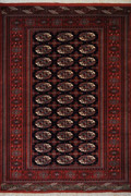 Turkomen Geometric Hand Knotted Wool Rug