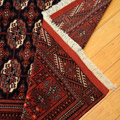 Turkomen Geometric Hand Knotted Wool Rug