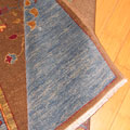 Tolidi Floral Square Hand Knotted Wool Rug
