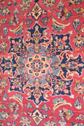Isfahan Medallion Hand Knotted Wool Rug
