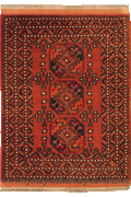 Gazni Geometric Hand Knotted Wool Rug