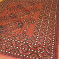 Gazni Geometric Hand Knotted Wool Rug