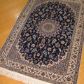 Habibian Medallion Hand Knotted Wool & Silk Rug