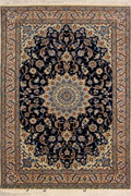 Habibian Medallion Hand Knotted Wool & Silk Rug