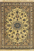Habibian Medallion Hand Knotted Wool & Silk Rug